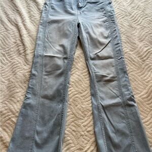Stylish Gray Flared Pants